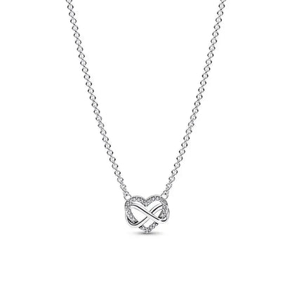 Collar Corazón Infinito